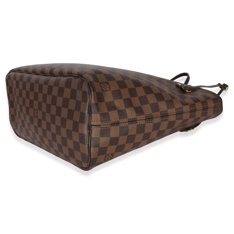 Louis Vuitton Damier Ebene Canvas Neverfull Mm Brown Handbag