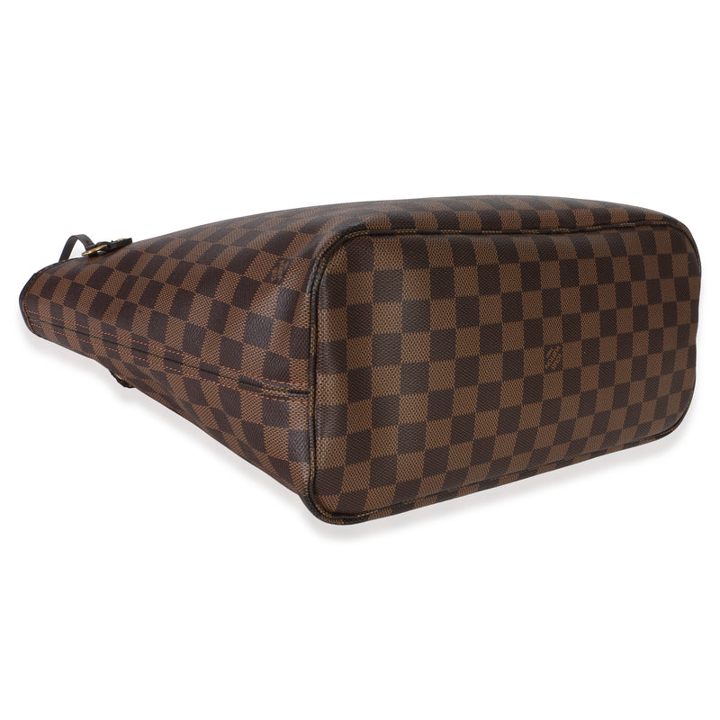 Louis Vuitton Damier Ebene Canvas Neverfull Mm Brown Handbag