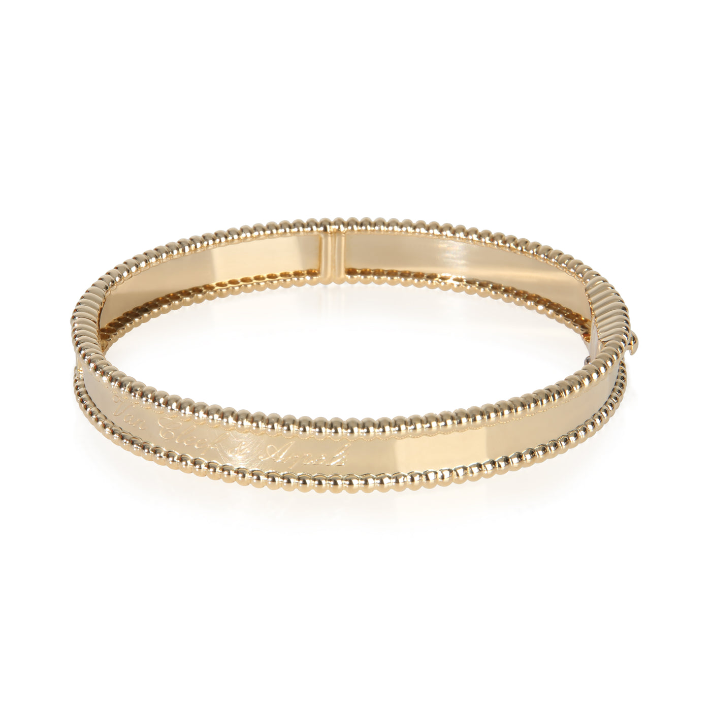 Van Cleef & Arpels Yellow Gold Perlee Signature Bracelet 18k
