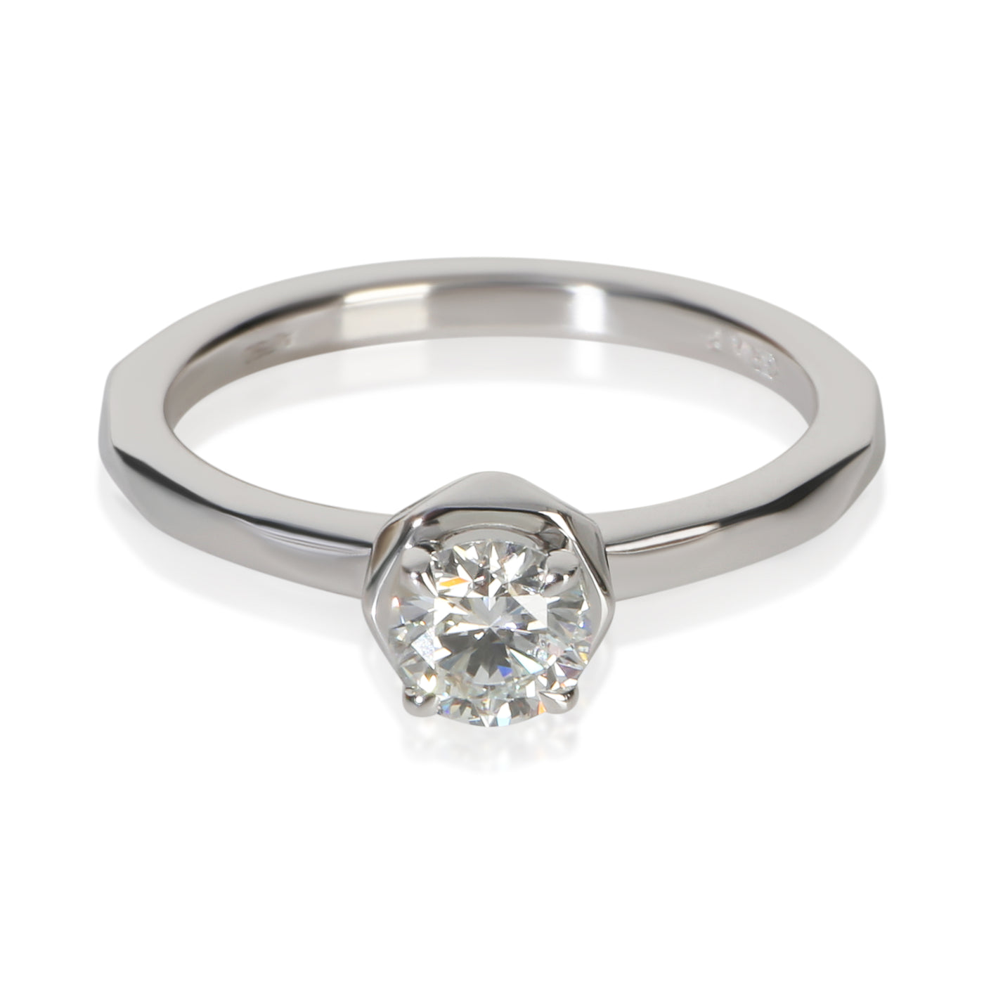 Graff 0.5 Ct Round Brilliant Diamond Laurence Signature Engagement Ring 18k