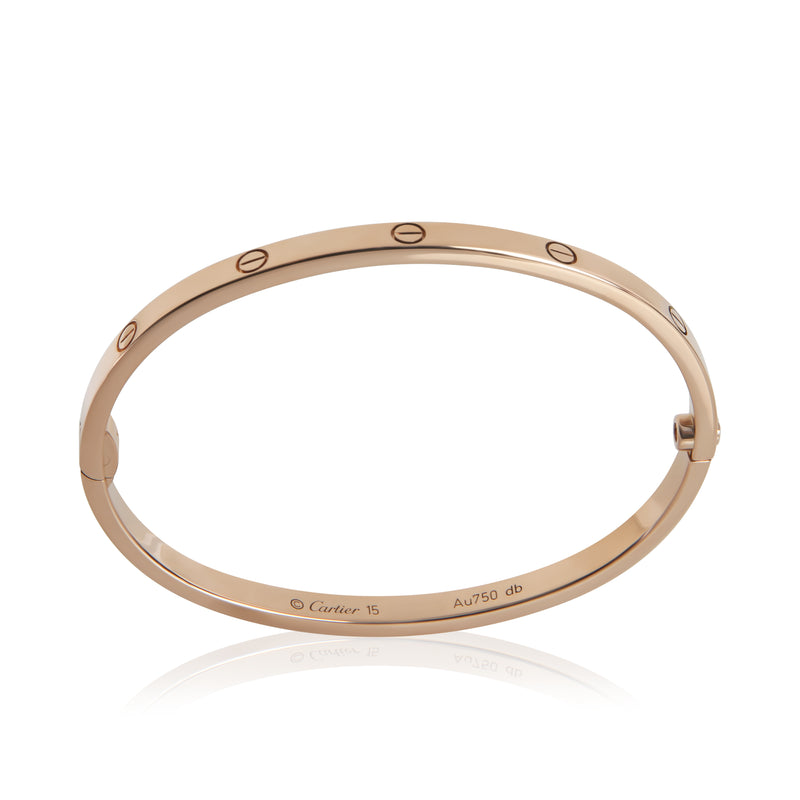 Cartier Rose Gold Small Model Love Bracelet 18k