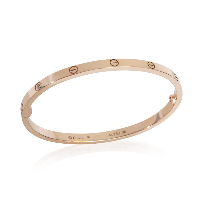 Cartier Rose Gold Small Model Love Bracelet 18k