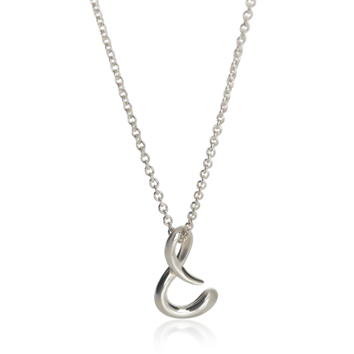 Tiffany & Co. Sterling Silver Elsa Peretti Alphabet S Pendant 925