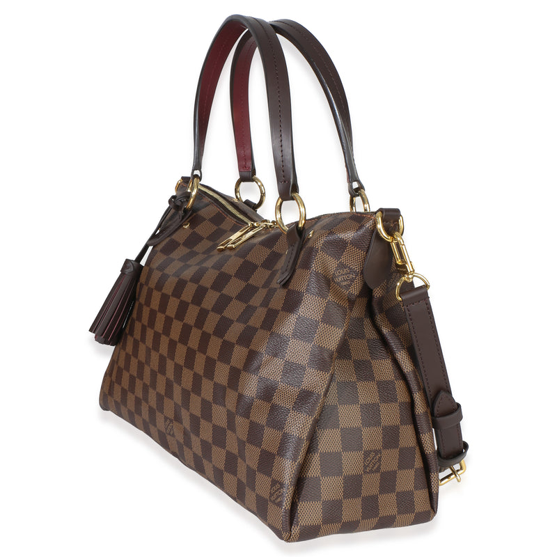 Louis Vuitton Burgundy Damier Ebene Canvas Lymington Bag Brown Handbag