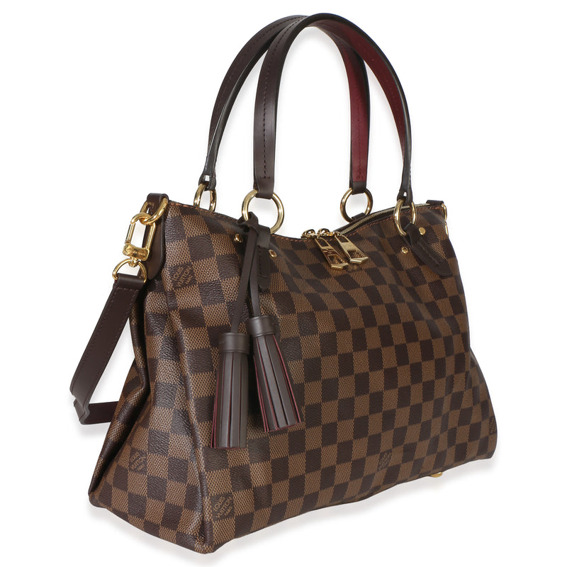 Louis Vuitton Burgundy Damier Ebene Canvas Lymington Bag Brown Handbag