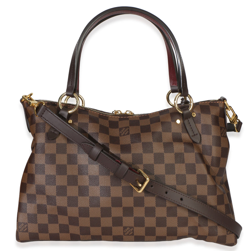 Louis Vuitton Burgundy Damier Ebene Canvas Lymington Bag Brown Handbag