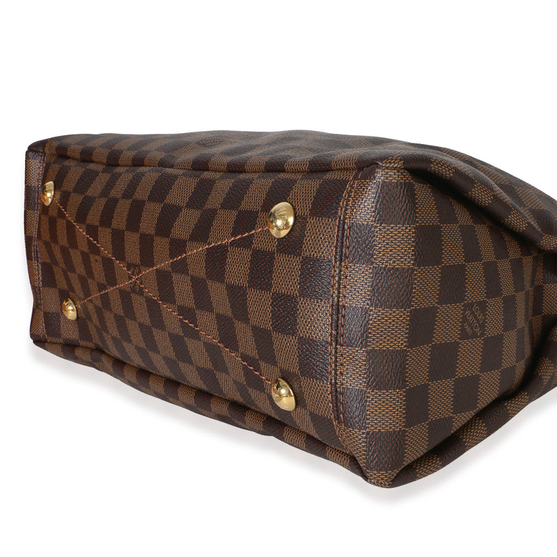 Louis Vuitton Burgundy Damier Ebene Canvas Lymington Bag Brown Handbag