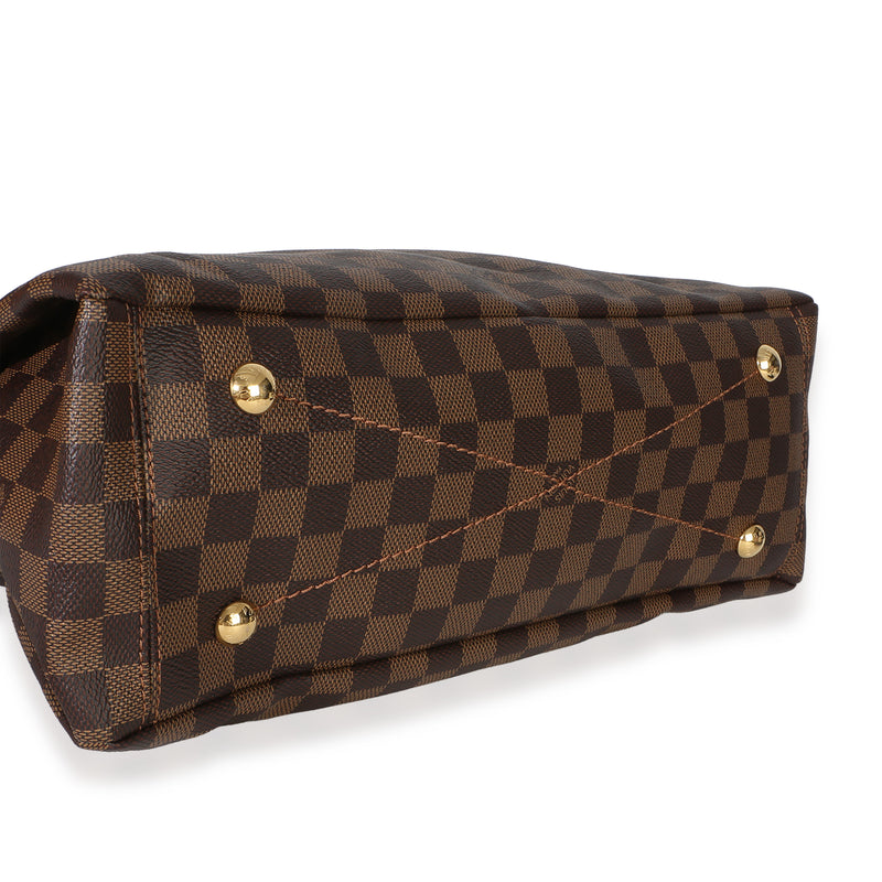 Louis Vuitton Burgundy Damier Ebene Canvas Lymington Bag Brown Handbag