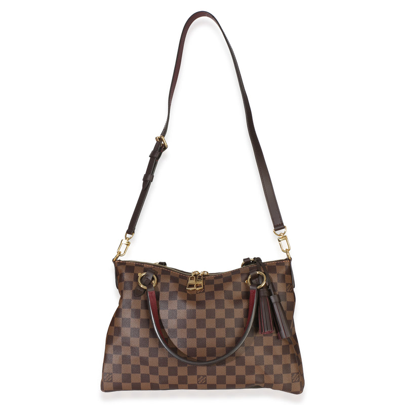 Louis Vuitton Burgundy Damier Ebene Canvas Lymington Bag Brown Handbag
