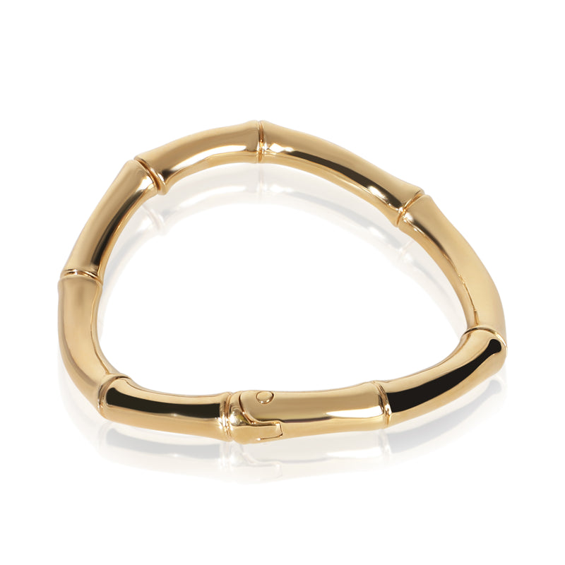 Gucci Gold-Plated Large Bamboo Choker Necklace
