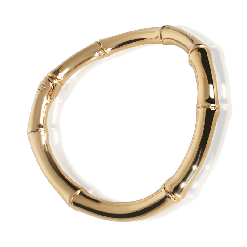 Gucci Gold-Plated Large Bamboo Choker Necklace