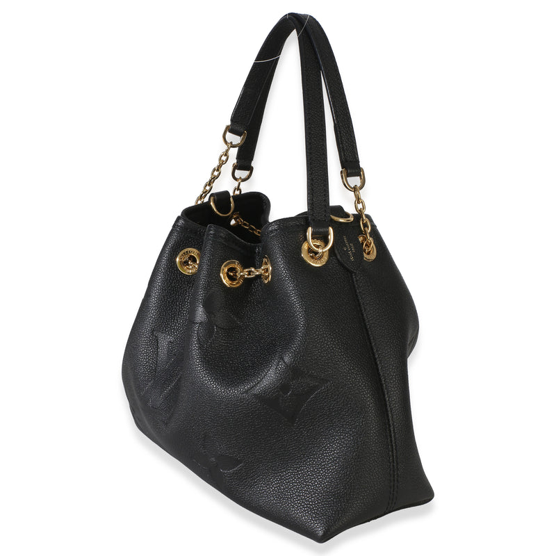 Louis Vuitton Black Monogram Giant Empreinte Lv Bundle Leather Handbag