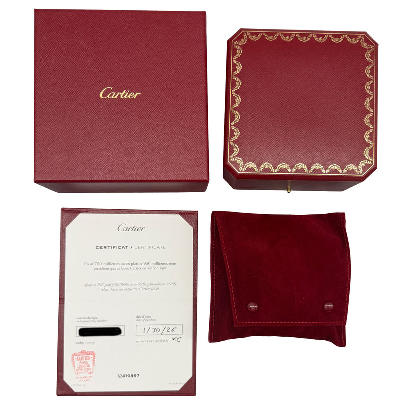 Cartier Yellow Gold Diamond Medium Model Love Bracelet 18k