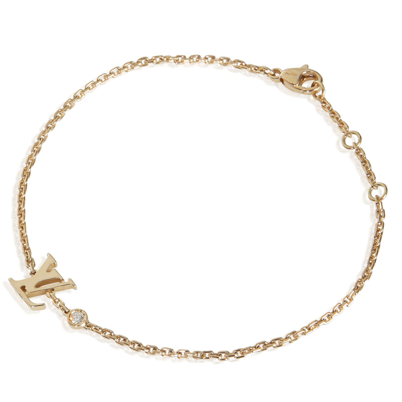 Louis Vuitton Yellow Gold Diamond Idylle Blossom Bracelet 18k