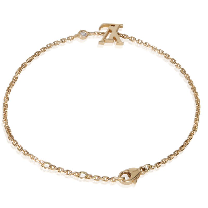 Louis Vuitton Yellow Gold Diamond Idylle Blossom Bracelet 18k