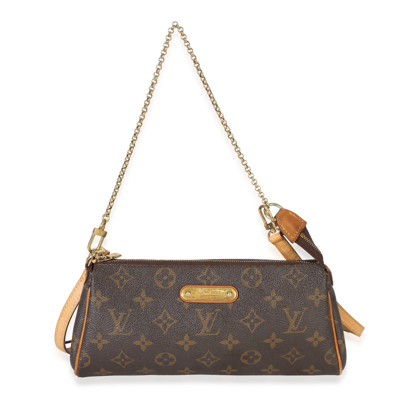 Louis Vuitton Monogram Canvas Eva Clutch Brown Handbag