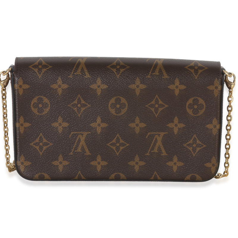 Louis Vuitton Fuchsia Monogram Canvas Felicie Pochette Brown Handbag