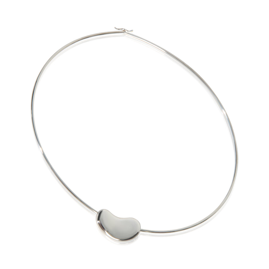Tiffany & Co. Sterling Silver Vintage Paloma Picasso Bean Necklace 925
