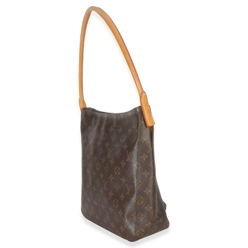 Louis Vuitton Monogram Canvas Looping Gm Brown Handbag