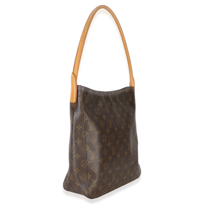 Louis Vuitton Monogram Canvas Looping Gm Brown Handbag
