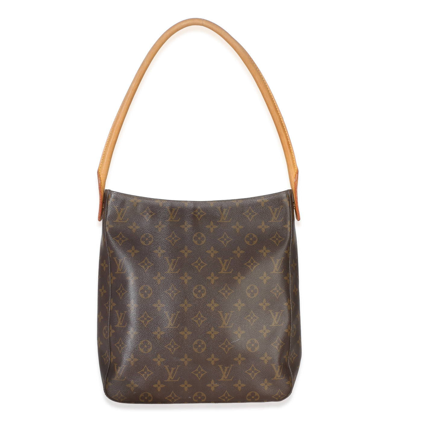 Louis Vuitton Monogram Canvas Looping Gm Brown Handbag