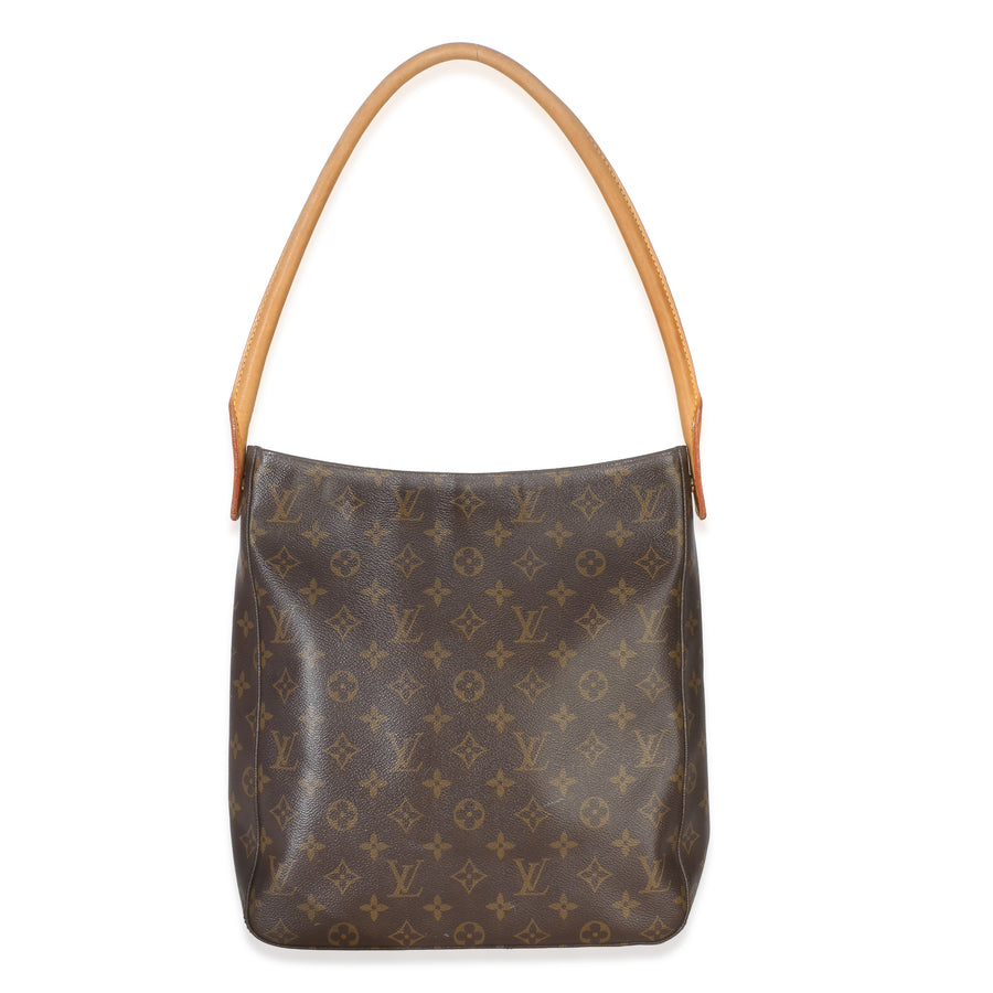 Louis Vuitton Monogram Canvas Looping Gm Brown Handbag