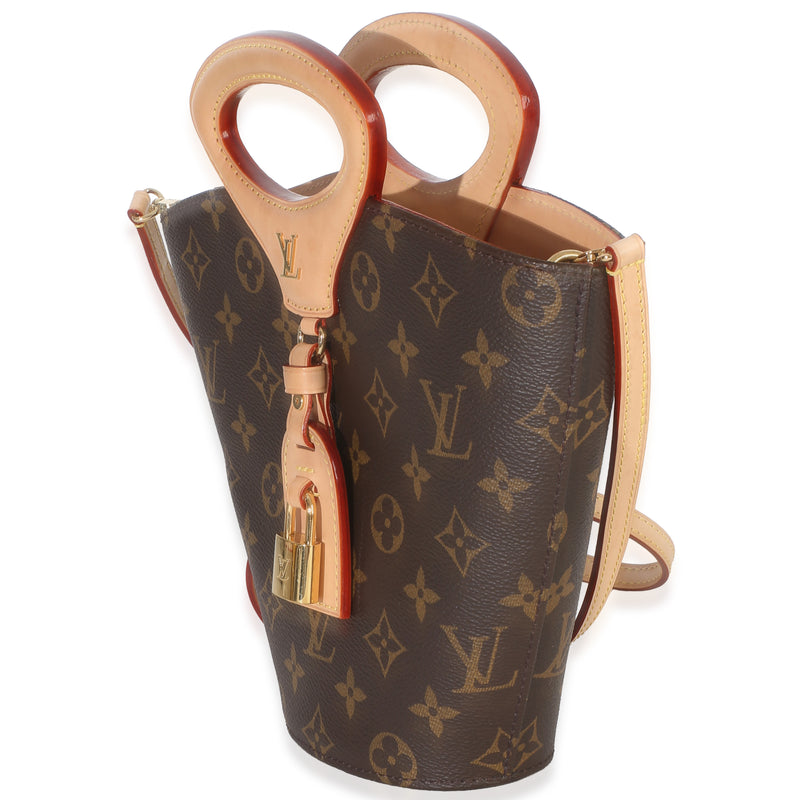 Louis Vuitton Monogram Canvas Rivage Bb Brown Coated Handbag