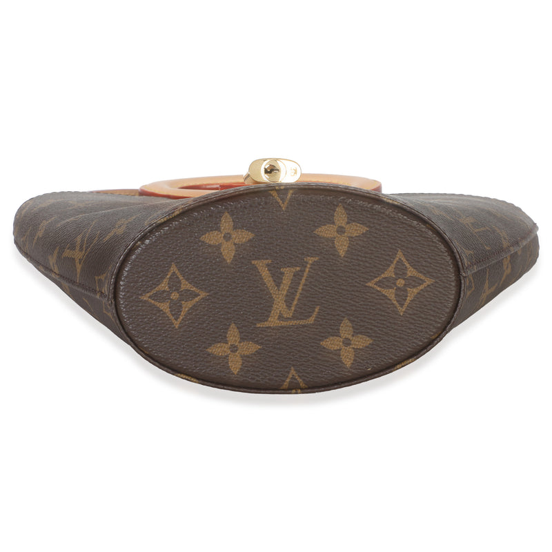 Louis Vuitton Monogram Canvas Rivage Bb Brown Coated Handbag