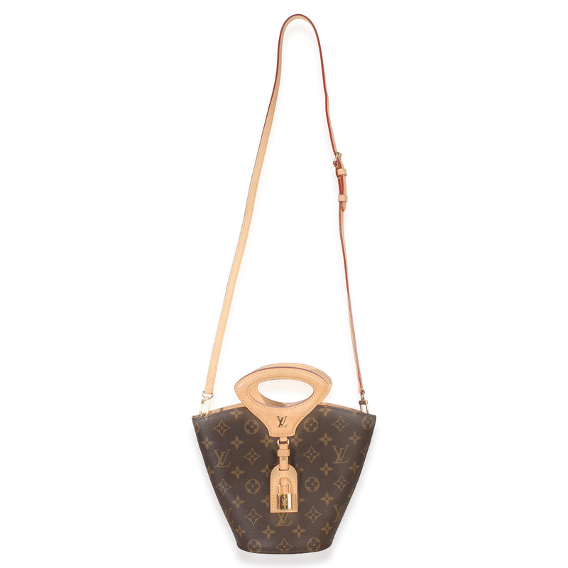 Louis Vuitton Monogram Canvas Rivage Bb Brown Coated Handbag