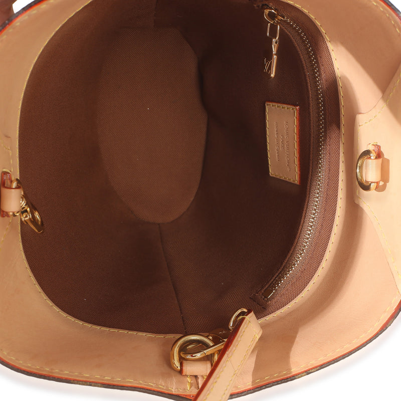 Louis Vuitton Monogram Canvas Rivage Bb Brown Coated Handbag
