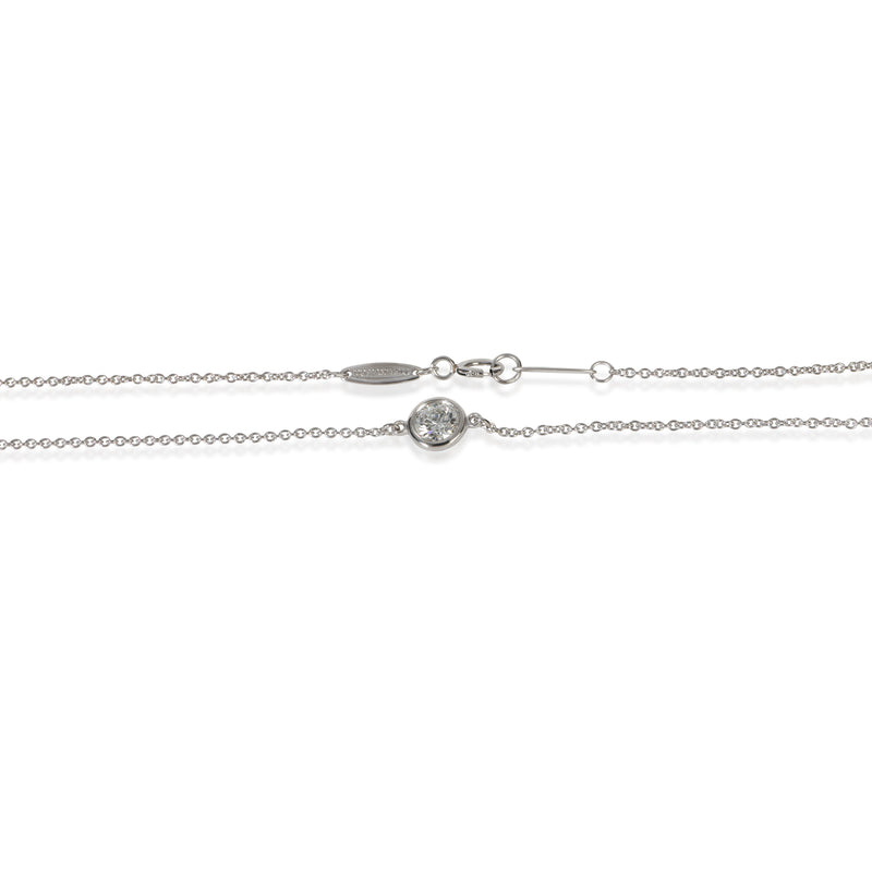 Tiffany & Co. Platinum Diamond By The Yard Necklace 950