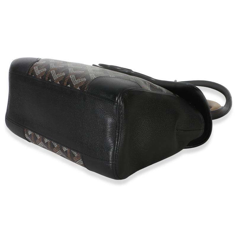 Goyard Black Goyardine Canvas Saigon Souple Mini Handbag