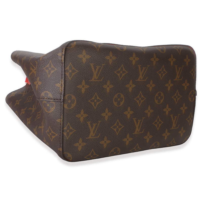 Louis Vuitton Coquelicot Monogram Canvas Neonoe Mm Brown Handbag