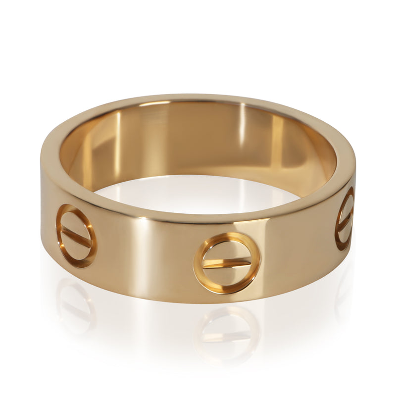 Cartier Yellow Gold Love Ring 18k