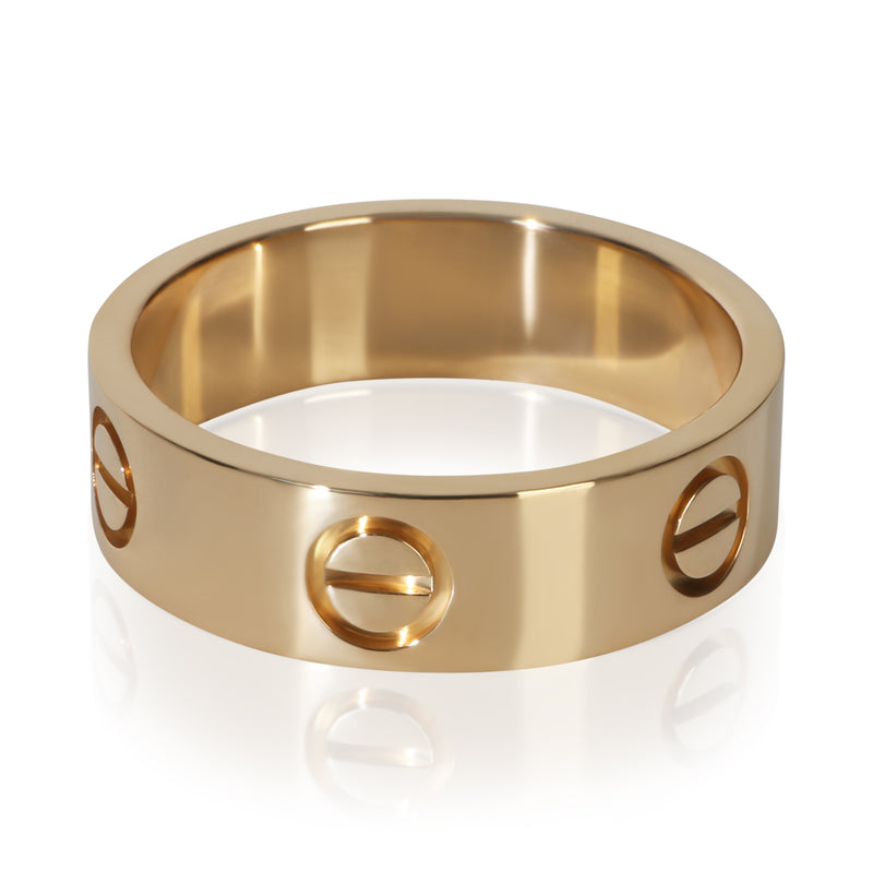 Cartier Yellow Gold Love Ring 18k