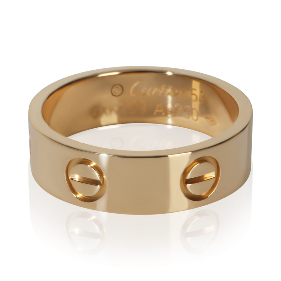Cartier Yellow Gold Love Ring 18k