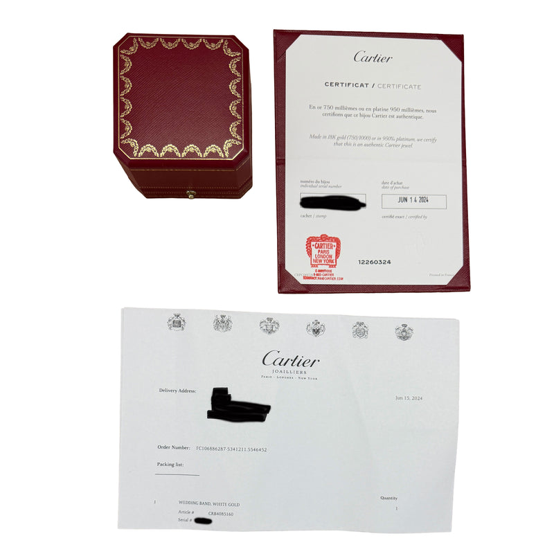 Cartier White Gold Small Model Love Ring 18k