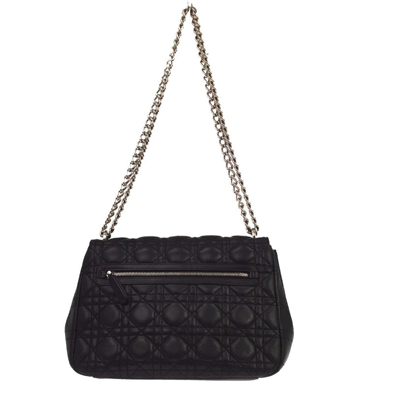 Christian Dior Black Cannage Leather Bag
