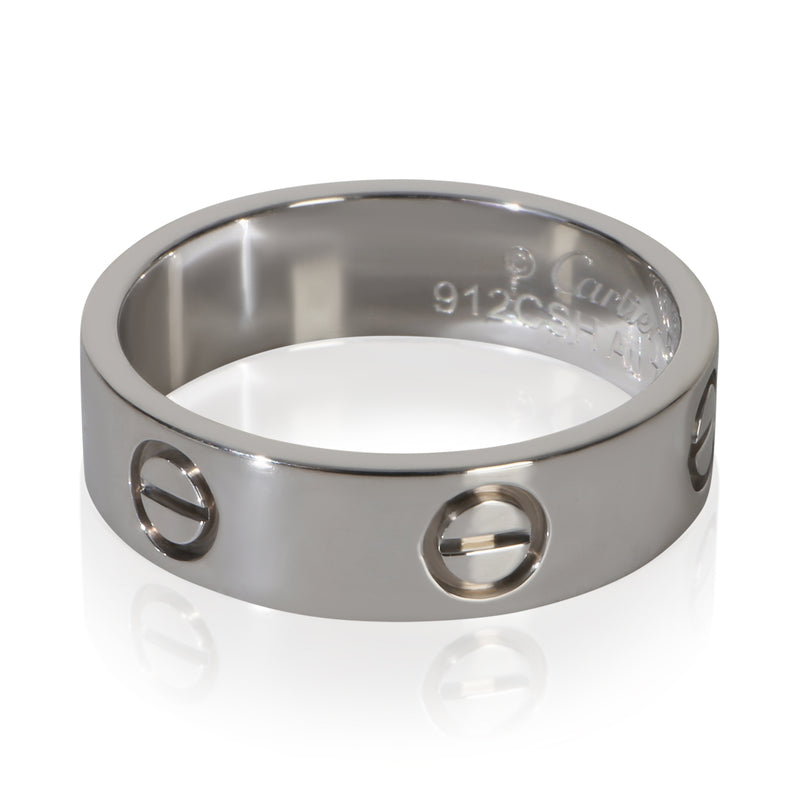 Cartier White Gold Love Ring 18k