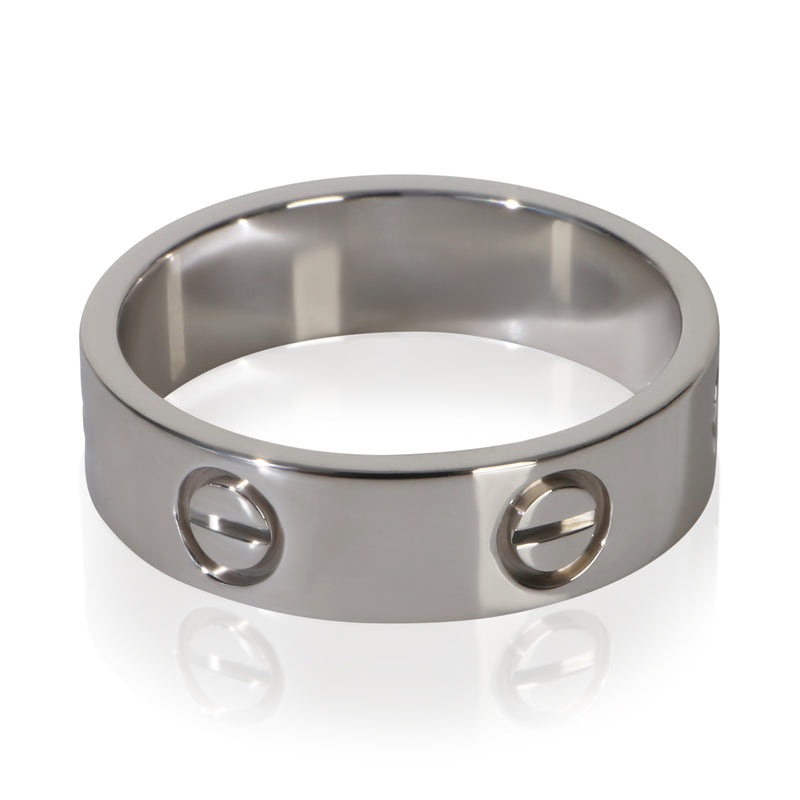 Cartier White Gold Love Ring 18k