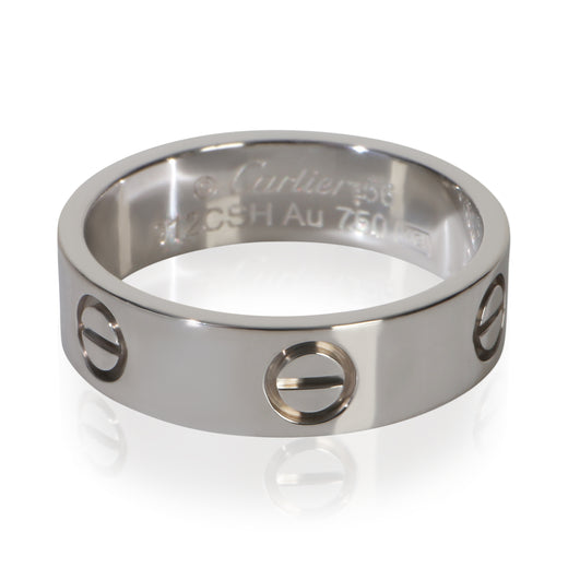 Cartier White Gold Love Ring 18k