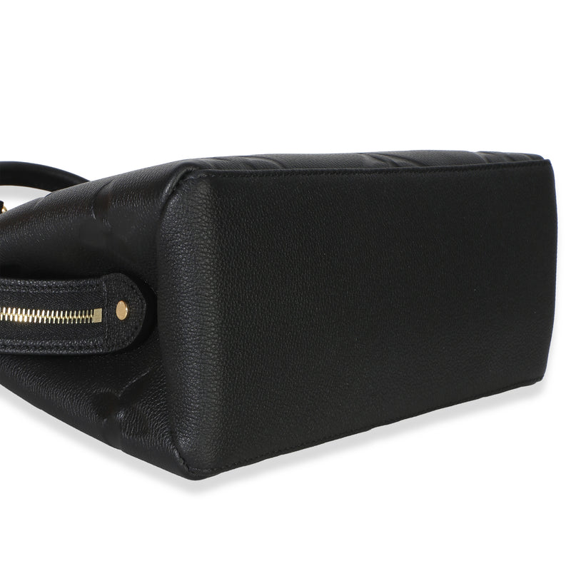 Louis Vuitton Black Monogram Giant Empreinte Petit Palais Leather Handbag