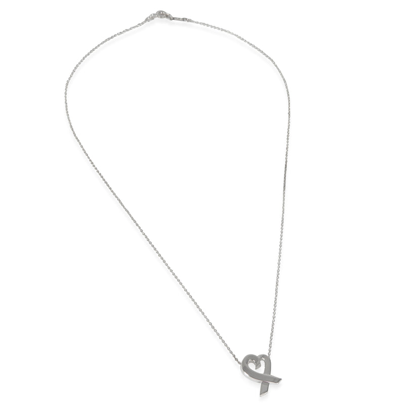 Tiffany & Co. Sterling Silver Paloma Picasso Loving Heart Pendant 925