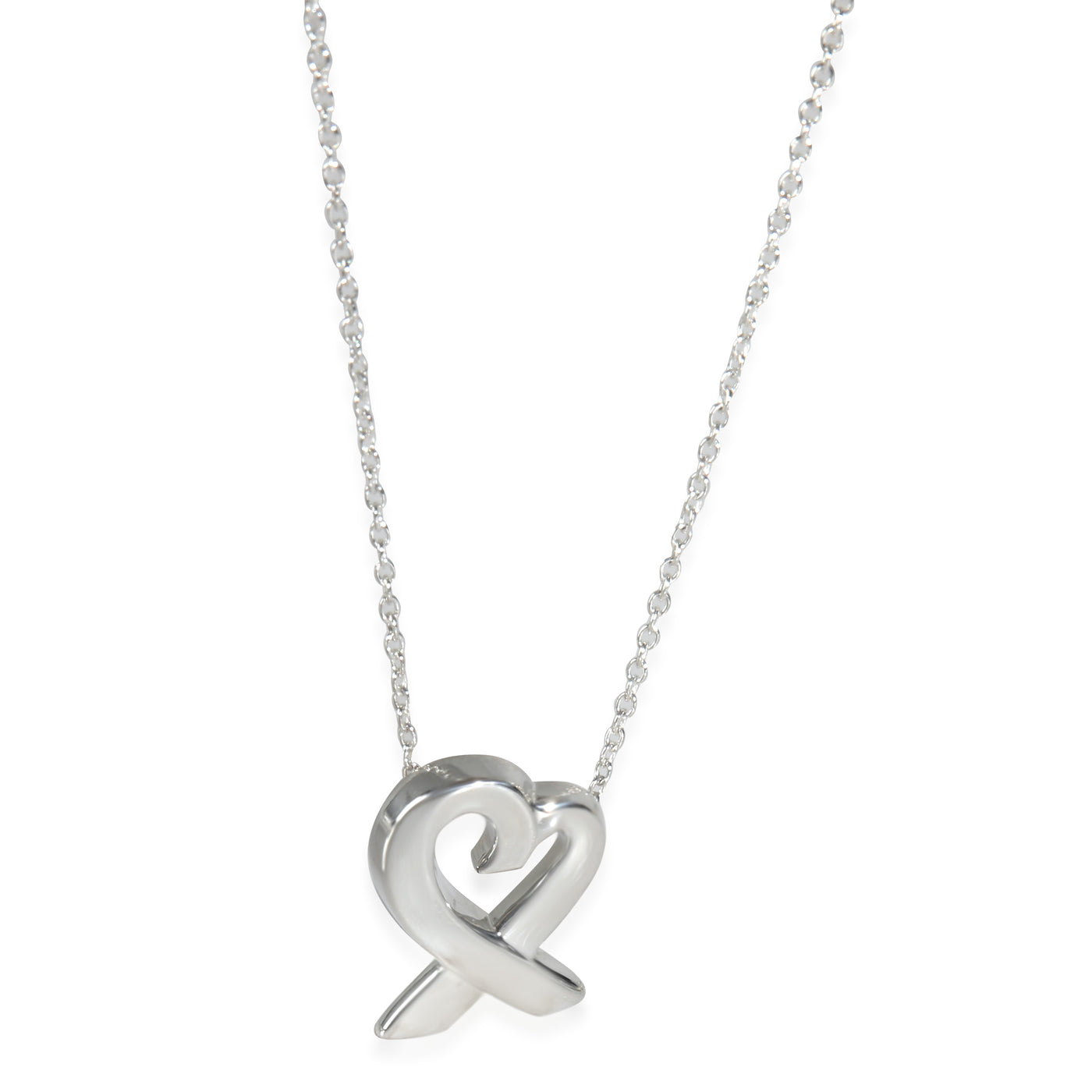 Tiffany & Co. Sterling Silver Paloma Picasso Loving Heart Pendant 925