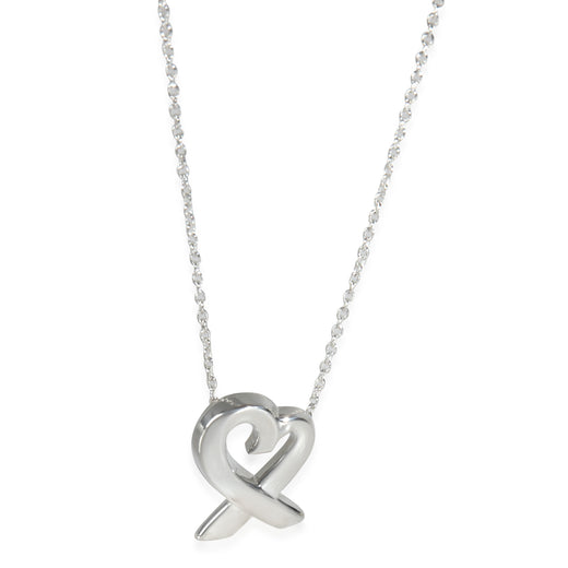 Tiffany & Co. Sterling Silver Paloma Picasso Loving Heart Pendant 925