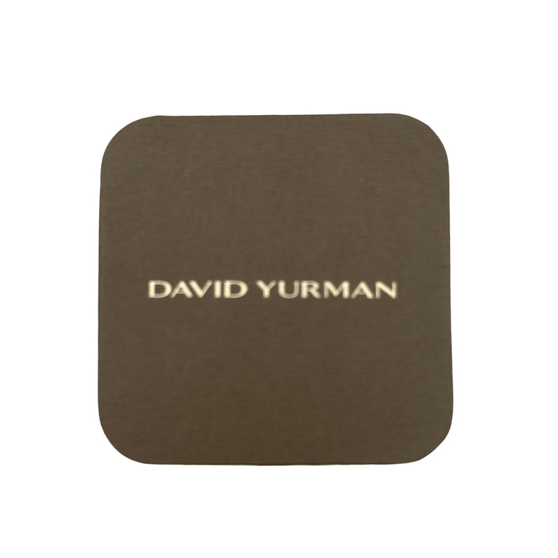 David Yurman Sterling Silver Onyx Streamline Signet Ring 925