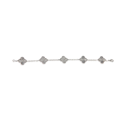 Van Cleef & Arpels White Gold Vintage Alhambra Bracelet 18k