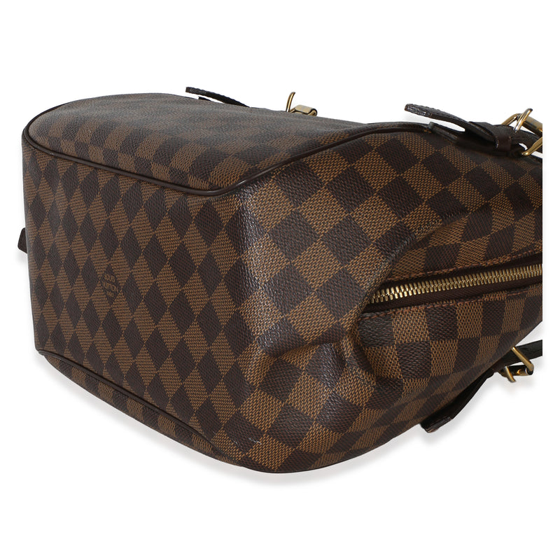 Louis Vuitton Damier Ebene Canvas Belem Mm Brown Handbag