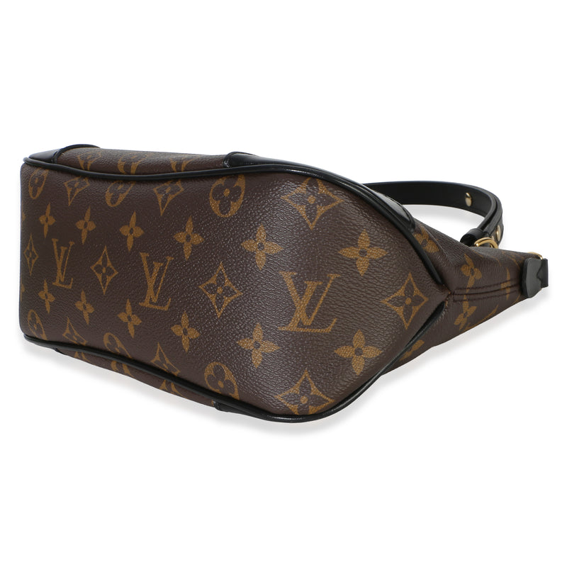 Louis Vuitton Black Monogram Canvas Boulogne Nm Brown Handbag