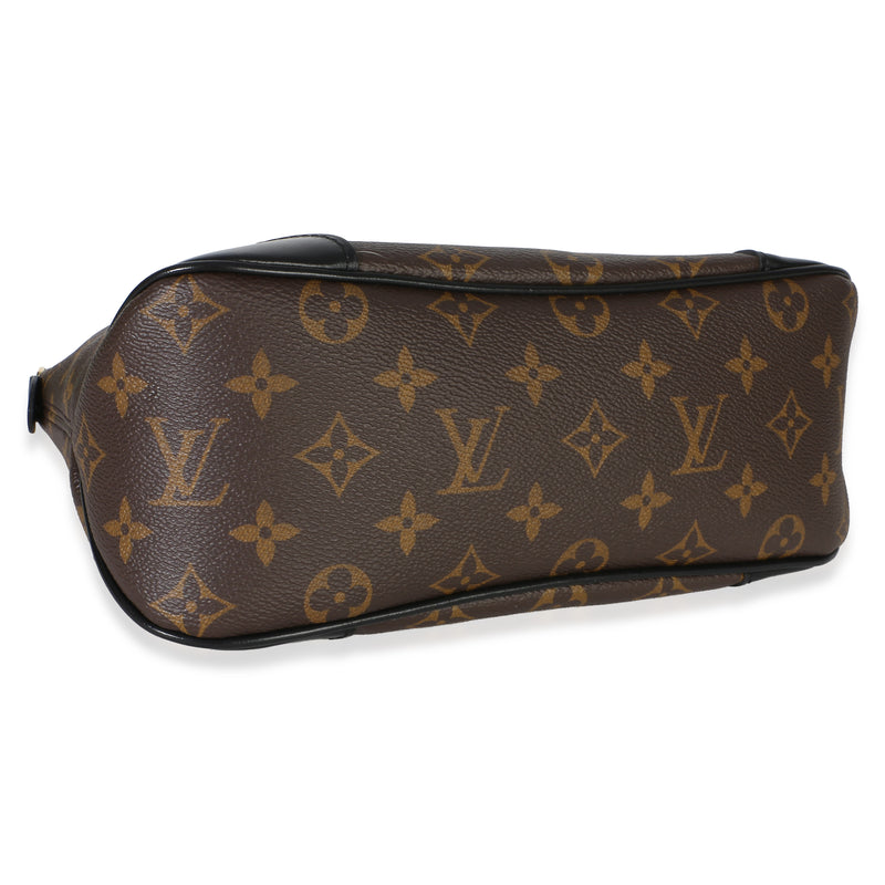 Louis Vuitton Black Monogram Canvas Boulogne Nm Brown Handbag